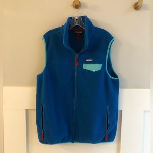 Patagonia Synchilla. Aqua Blue. Size Large. Smoke free home.